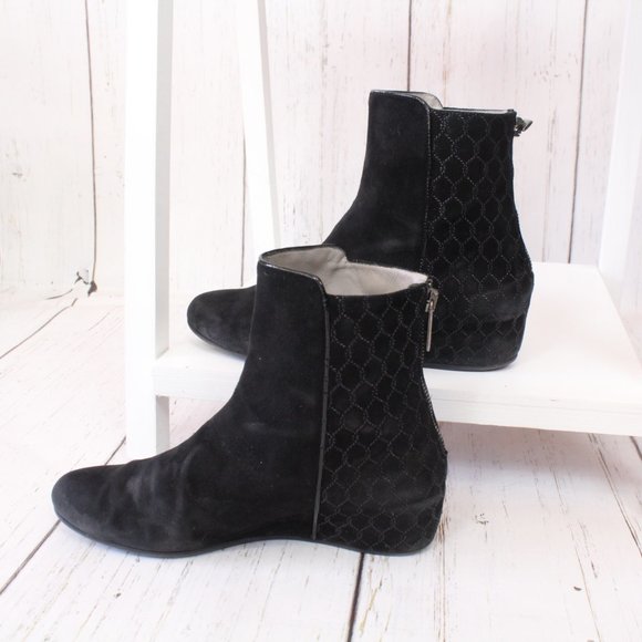 Aquatalia Black Suede Booties - Picture 3 of 11
